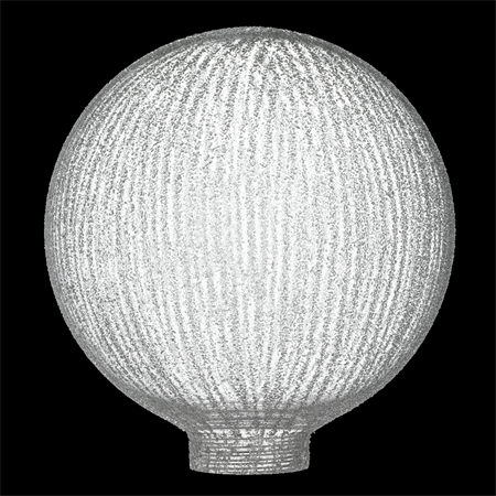 Glob glas 125mm lamell